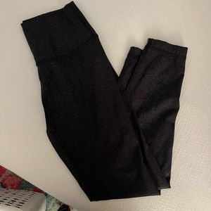 Lululemon Metallic 25” Leggings